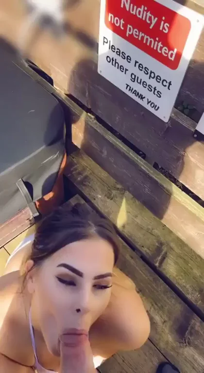 Risky blowjobs turn me on more