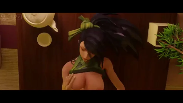 Akali's Slutty SleepzHour Tease: Epic Ass & Tit Reveal