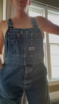 (F51). Give me a second to get these damn overalls off!