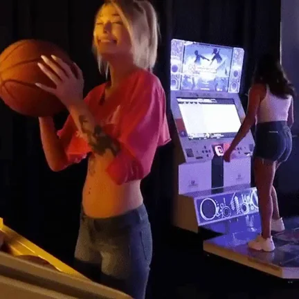 Flashing in the game room