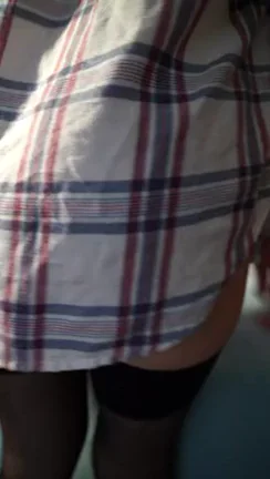 Plaid Tease: Shove Your Face in My Juicy Ass Cheeks!