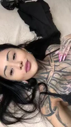Inked Slut's Tits Beg for Your Hungry Mouth 😈💦