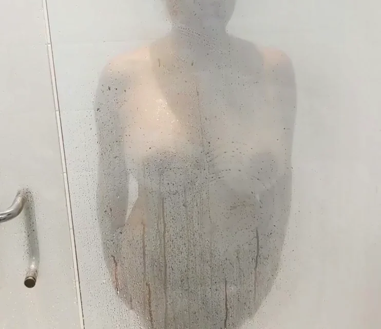Shower fun with my huge boobs and ass