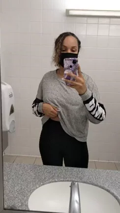 Sneak in the Stall & Suck Mama's Juicy Big Areola Titty