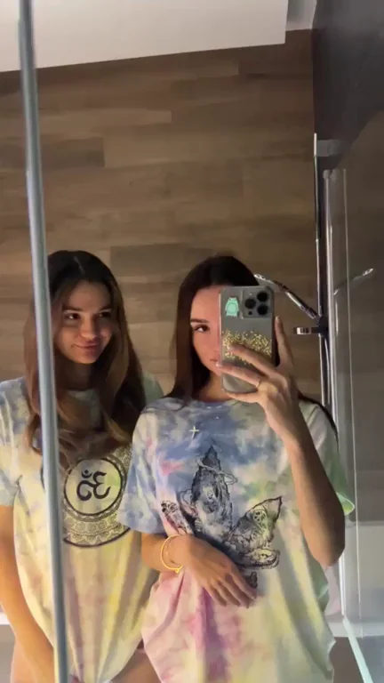 Blessed Christian Sluts Flashing Tits in Bathroom Mirror 😈🙏🍈🍈