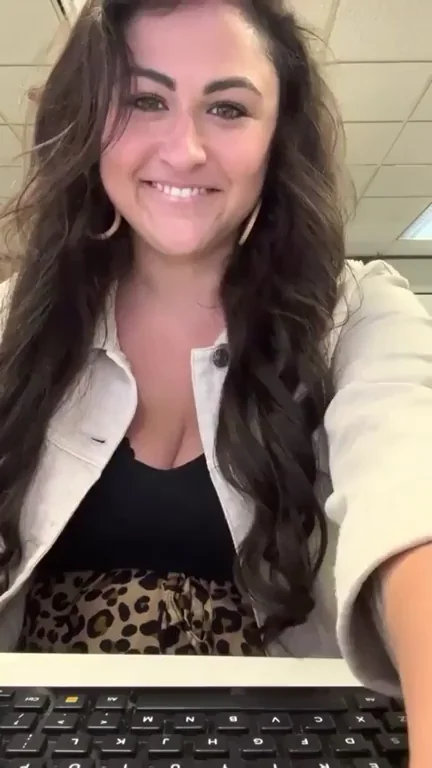 Busted Flashing My Fat Tits at Work :P