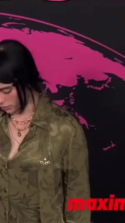 Billie Eilish Oops Wardrobe Slip Tease