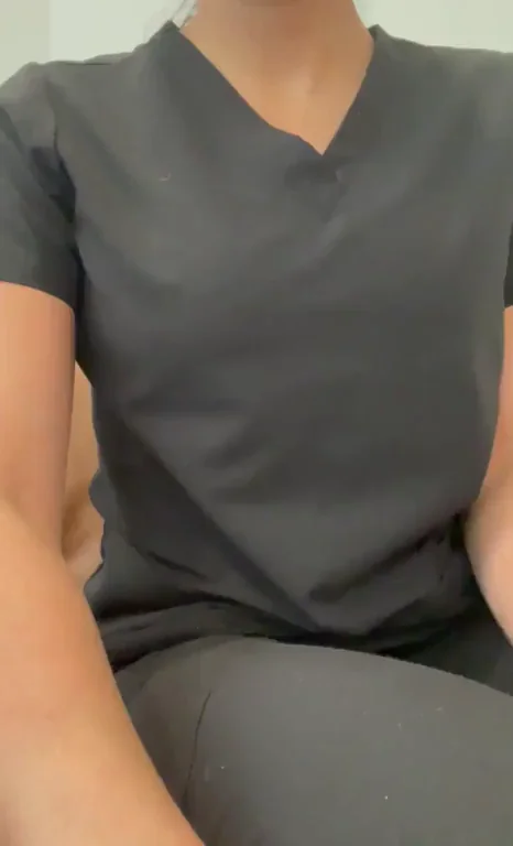 Naughty Nurse Scrubs Tease 😈👩‍⚕️🍑