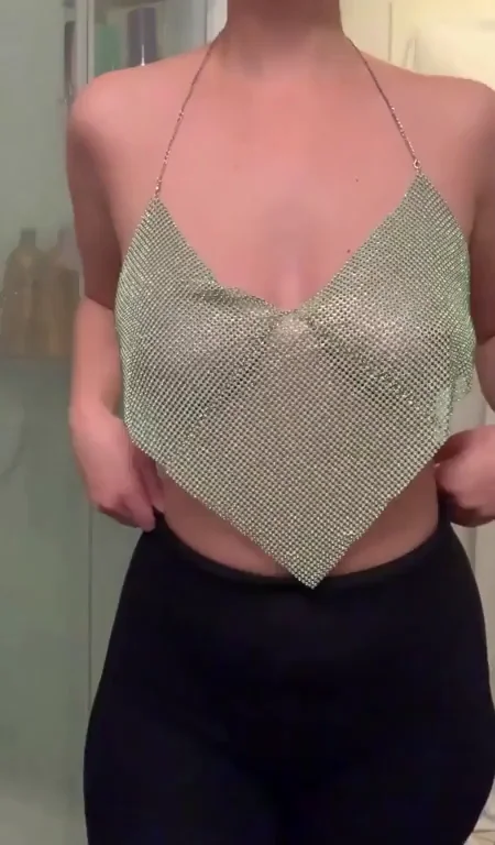 Hope this doesn't fall off in the club. Dance with me?
