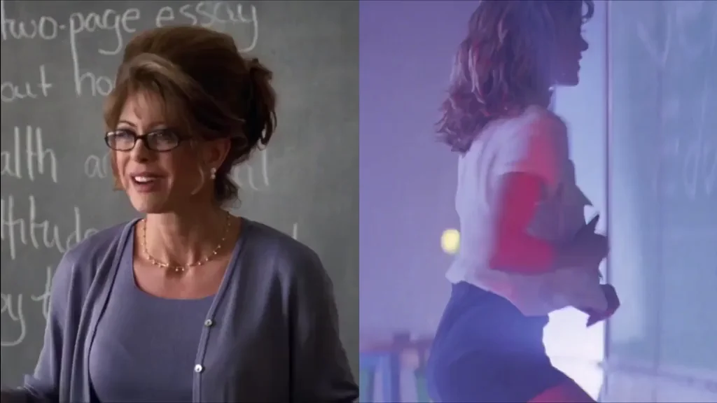 Tonie Perensky's 🔥 Big Tit SexEd Striptease in Varsity Blues 💋