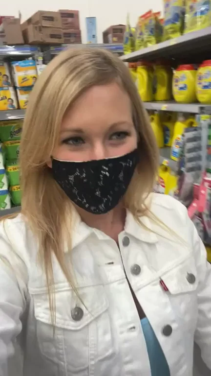 Couldn't help but expose myself in Walmart