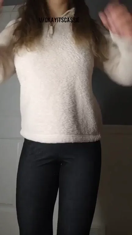 This sweater keeps me warm, but you can keep me warmer.