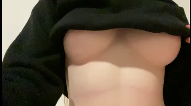 Epic Titty Drop: Hoodie Hides Massive Jiggling Melons!