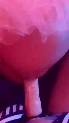 Wifey Sizes Up Her Massive Pink Strapon for Sissy Pegging 😈🍆👠