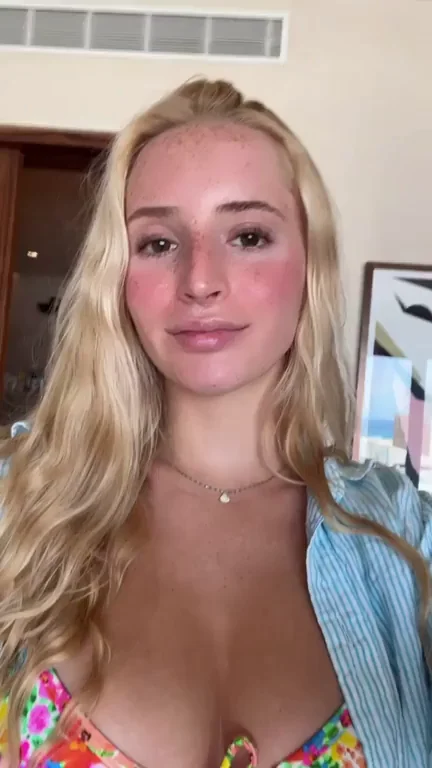 Saying hi to you with my tits