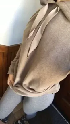 Fit Hoodie Tease: Surprise Abs & Boobs Drop!