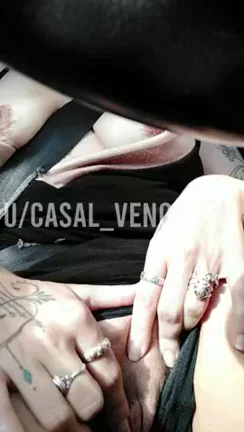 Car Ride Cock-Squeezing: Tattooed Slut Can't Wait to Drain Balls!