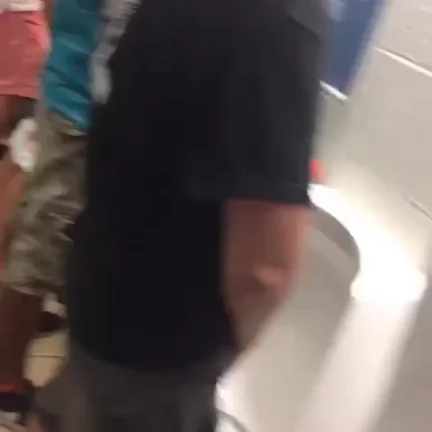 Oops Wrong Stall: Blonde Slut Bends for Stranger Cock in Public Piss Palace