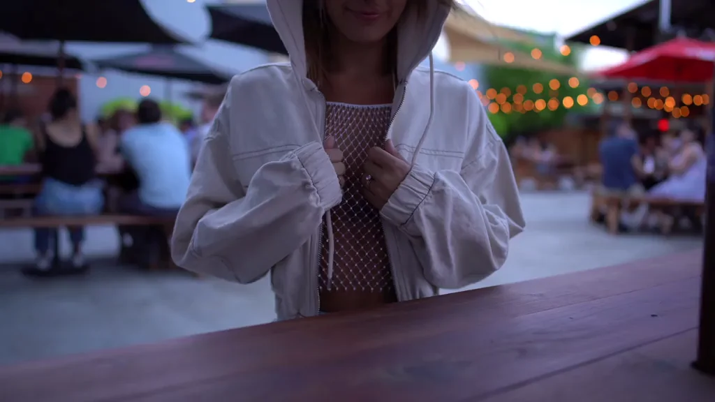 Hey Cutie, Wanna Date? 😏🔥 Hoodie Flash in Public! 💦