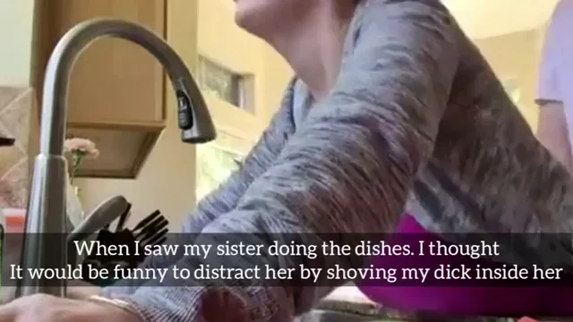 Fucking my sis over the sink
