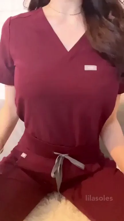Slutty Doctor Flashes Her Perky Tits 😈