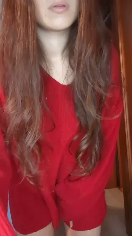 Sweater Hides Massive Tits Surprise 🍒🔥