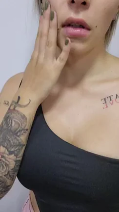 Inked Slut's Big Tits Tease: Ride My Energy, Stud