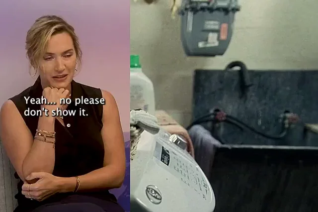 Kate Winslet watching her own scenes