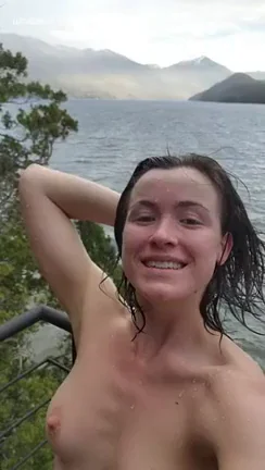 Petite Slut Gets Wild & Naked by the Lake 🌊🍑💦
