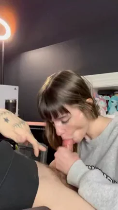 Throbbing Cock Pulses Before Exploding Cum Down My Throat 💦😍