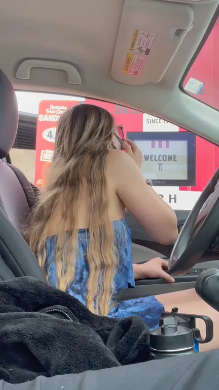 Topless Drive-Thru Thrill 😈🍔 [F]