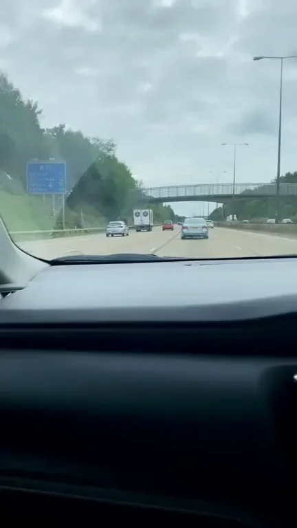 Showing off for the truckers