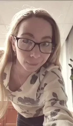 MILF 46 Strips Slutty in Office Lobby Before Holiday Fuckery