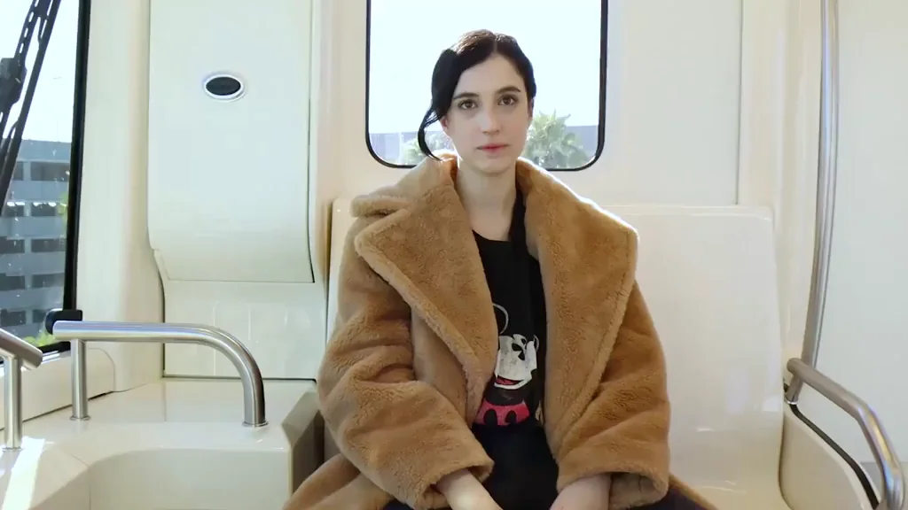 Pale Slut's Juicy Tit Drop in Furry Coat 😍💦