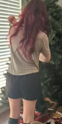 He was trying to surprise me but I surprised him with no panties