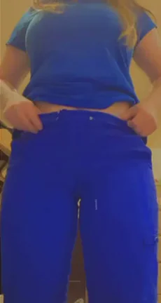 Thick MILF Nurse Teases Under Scrubs: Big Tits, Lactating Curves