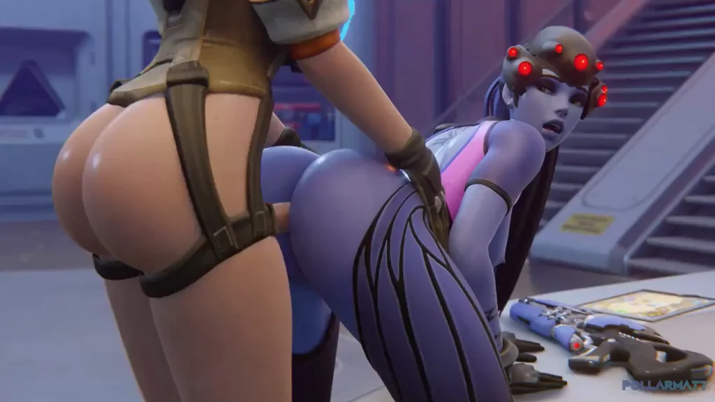 Widowmaker x Tracer futanari (pollarmatt) [overwatch]