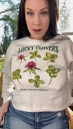 Lucky Clovers' Epic Titty Drop: Massive Naturals Spill Out on Curvy MILF Hips