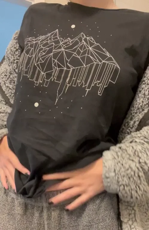 Cozy Funsized Tease: Petite Slut Flashes Her Perky Assets 😏