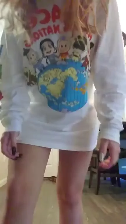 Sweater Lift Tease: Massive Tits Spill Out! 🍈🍈🔥