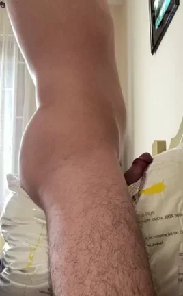 Feeling the sweat over my back gets off always