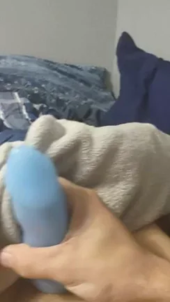 Bad Dragon Blue Beast Edging Craves Real Cock Fill-Up