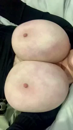 Do they look bigger when I'm on my back