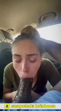 🖤 Givin' My Throat to This BBC in the Car! 💦