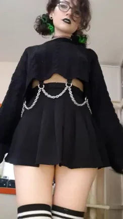 Hope You Love My Slutty Alt Outfit 😈💚