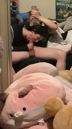 I like making her stuffies watch