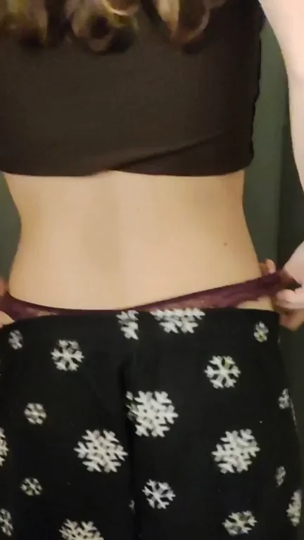 Tease That Tight Little Ass in Snowflakes & Lace