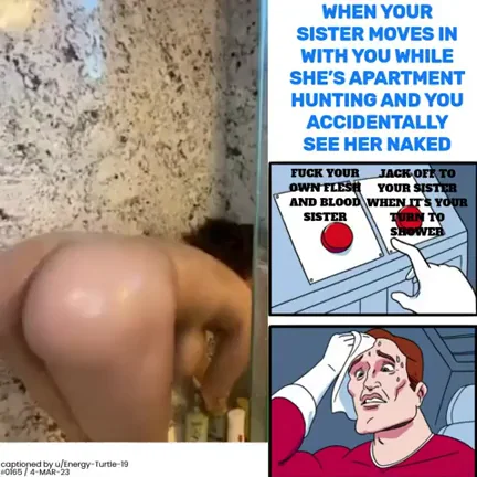 🛁 B/S Shower Slam: Sis's Wet Ass & Tits Beg for Bro's Cock! 😈