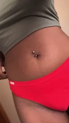 Enjoy My Chocolate Booty in This Red Thong