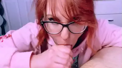 His nightly blowjob ;)